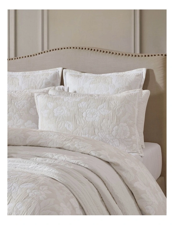 Eva Quilt Cover Set in Stone image 3