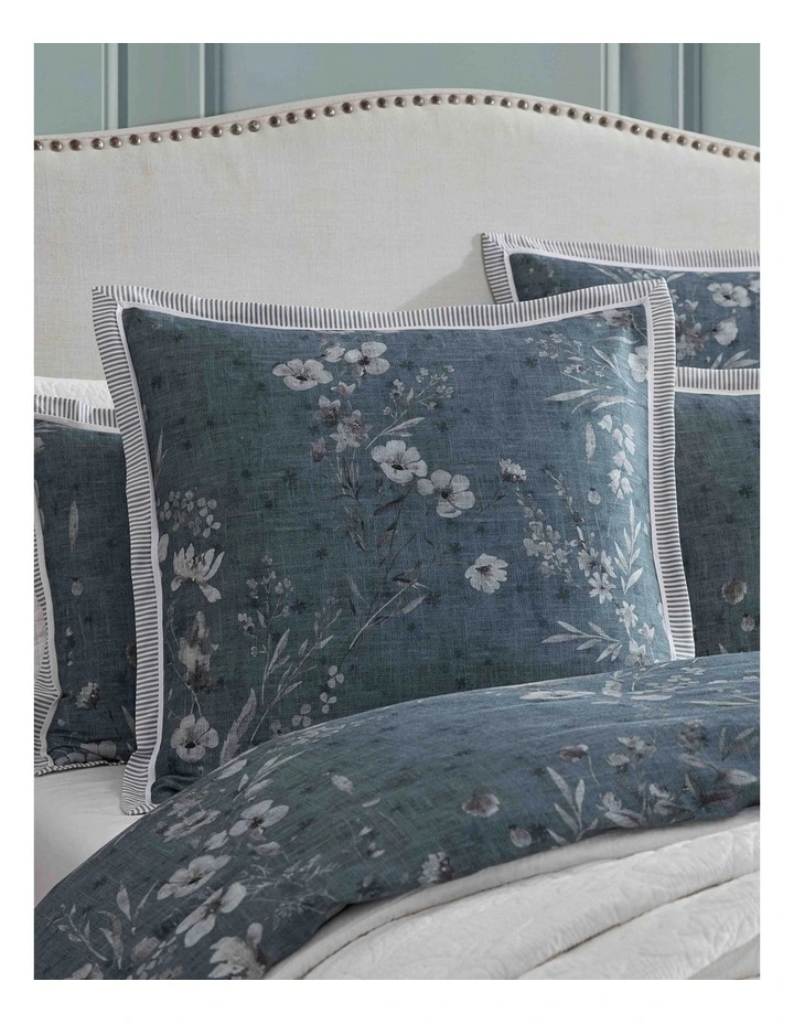 Samaria Quilt Cover Set in Teal image 5