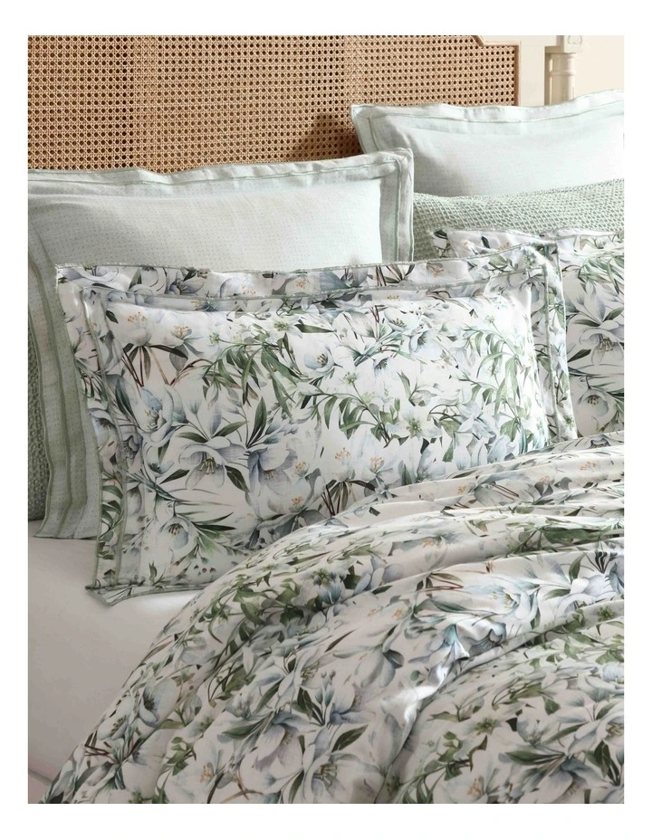 Starlet Quilt Cover Set in Sage image 3