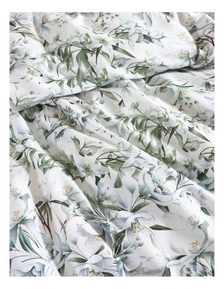 Starlet Quilt Cover Set in Sage image 4