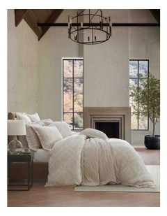Parisian Quilt Cover Set in Beige