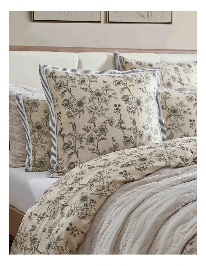 Perpetua Quilt Cover Set in Natural image 4