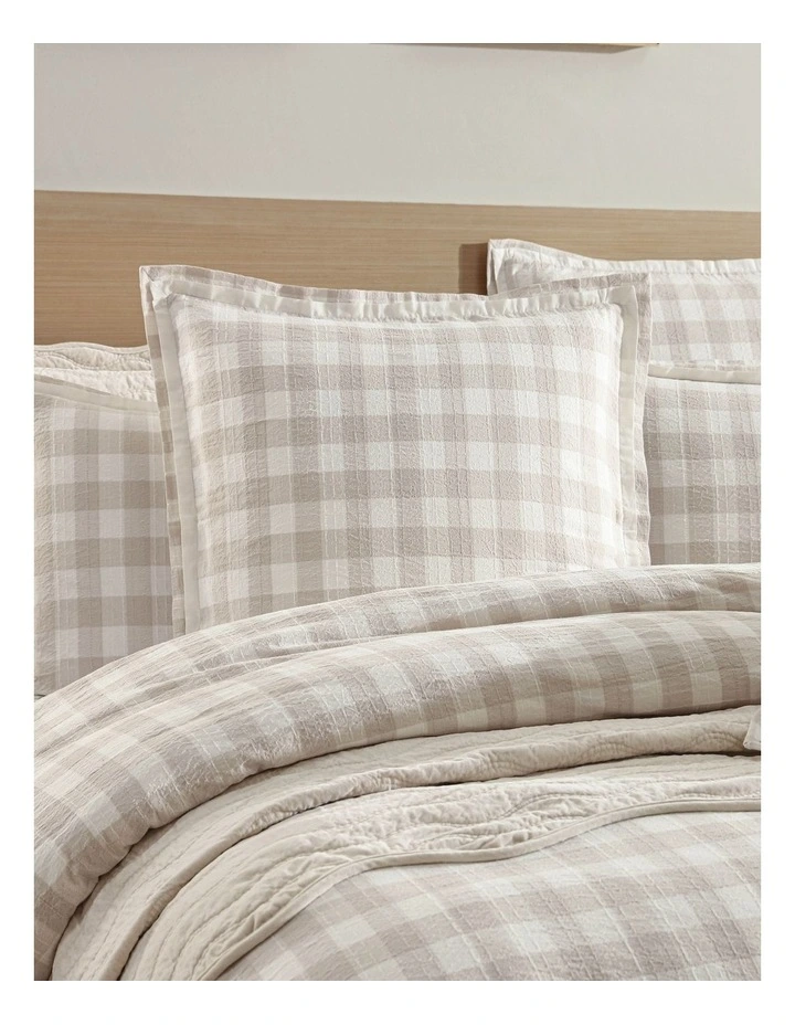 Waverley Quilt Cover Set in Stone image 4