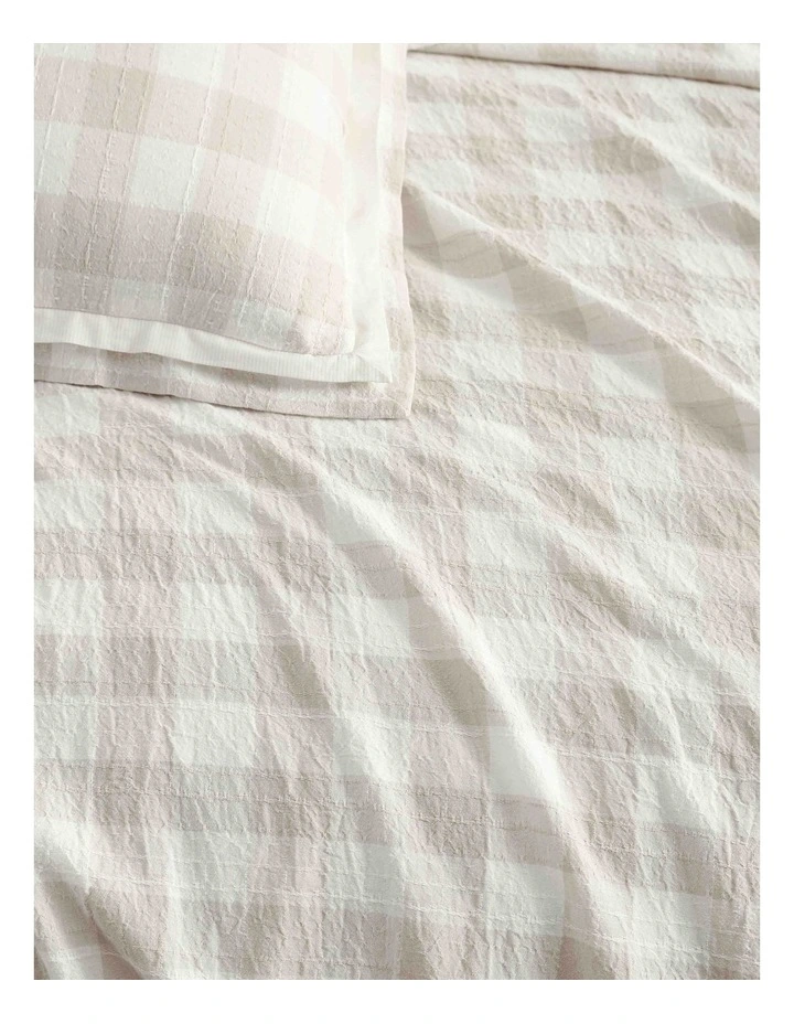 Waverley Quilt Cover Set in Stone image 5