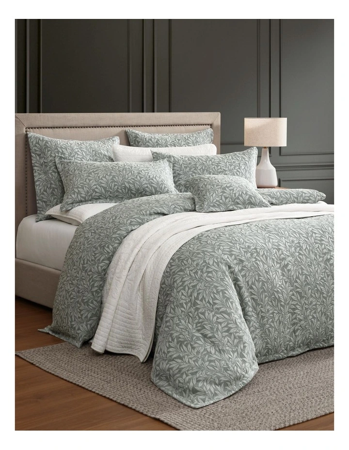 Gwyneth Quilt Cover Set in Cilantro image 2