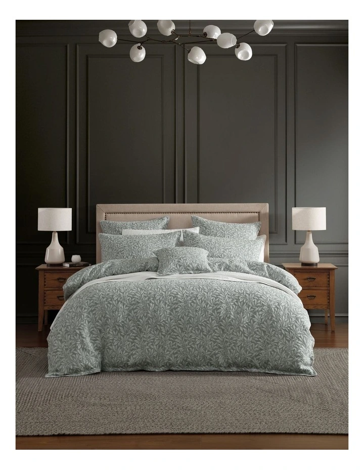 Gwyneth Quilt Cover Set in Cilantro image 3