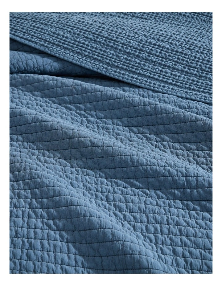 Cocoon Coverlet in Petrol image 4