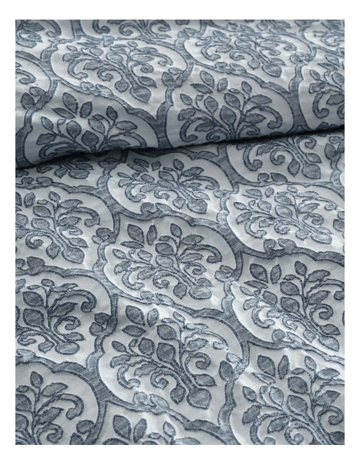 Theodora Quilt Cover Set in Petrol image 6