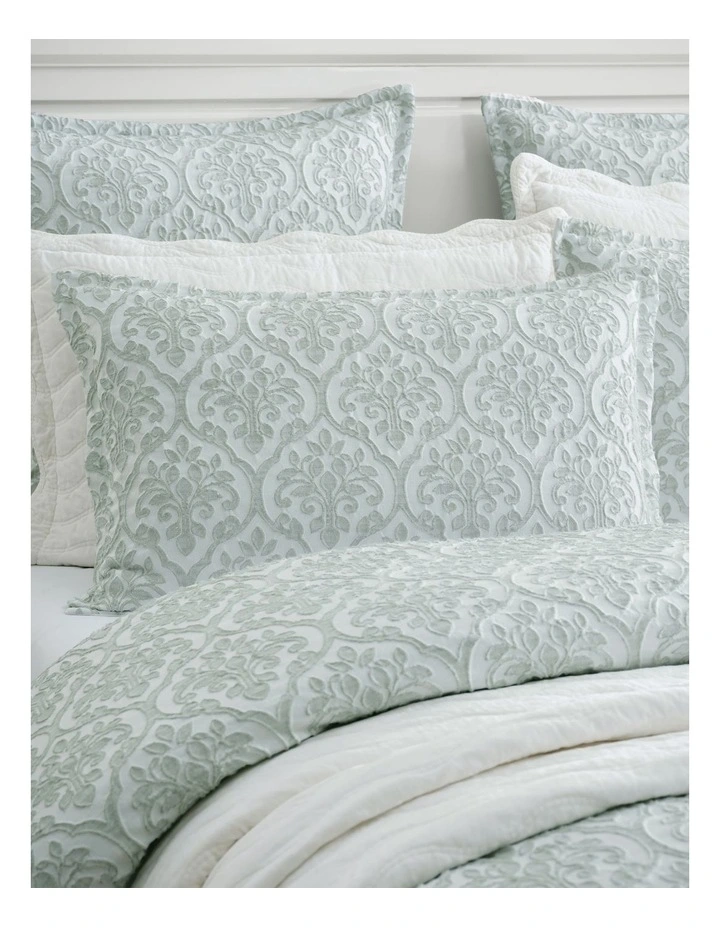 Theodora Quilt Cover Set in Sage image 4