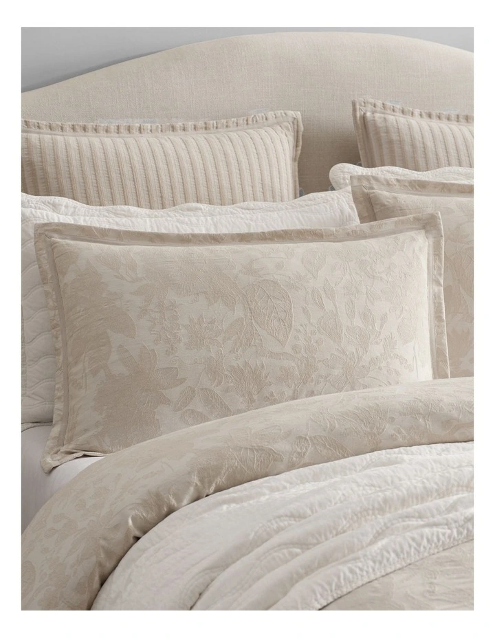 Chateau Garden Quilt Cover Set in Natural image 3