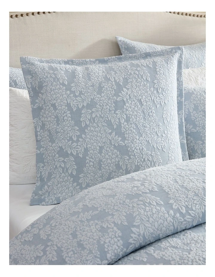 Garden Veil Quilt Cover Set in Chambray image 5