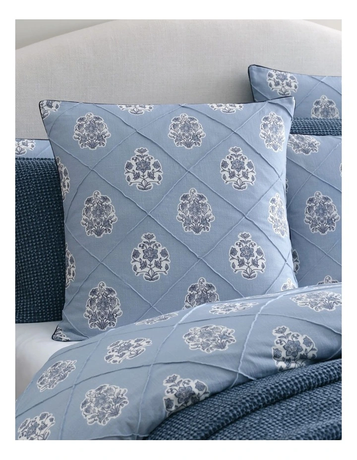 Stephanie Quilt Cover Set in Chambray image 4