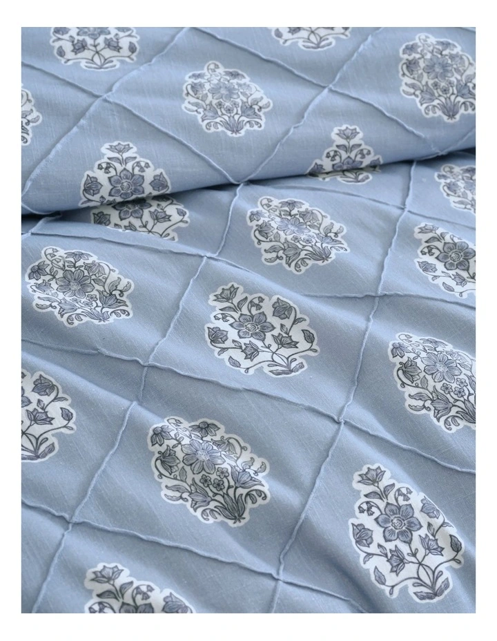 Stephanie Quilt Cover Set in Chambray image 5