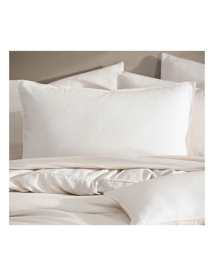 Bamboo Linen Quilt Cover Set in in Taupe image 3