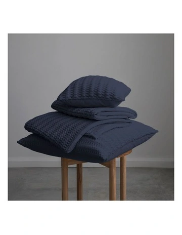 Loxton European Pillowcase in Navy