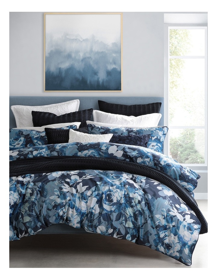 Private Collection Rosie Quilt Cover Set In Navy Myer Rosie Quilt Cover Set In Navy Image 1