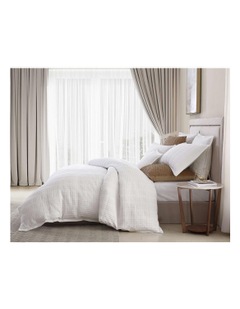 Private Collection Winton Quilt Cover Set in White