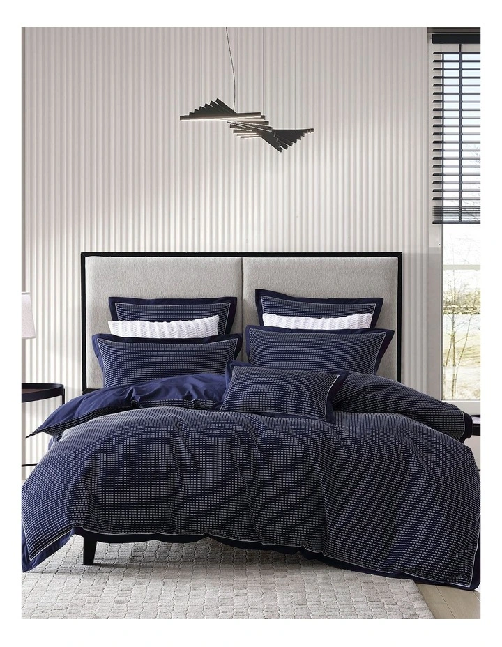 Everton Navy Quilt Cover Set image 1