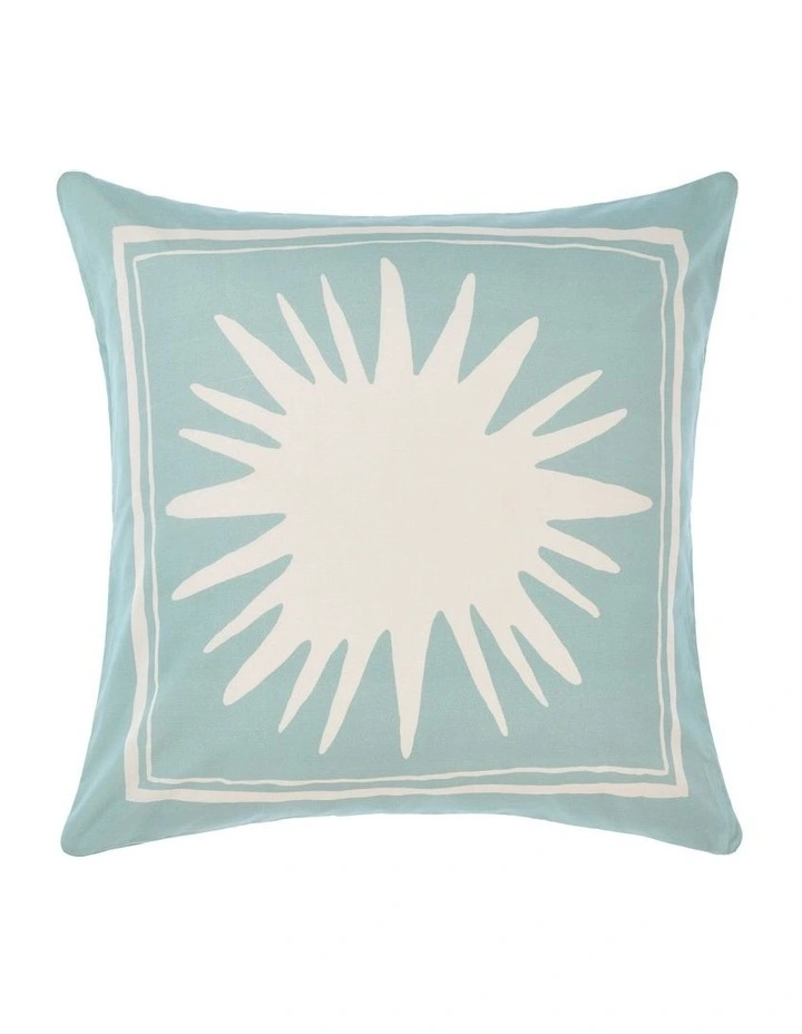 Visage Quilt Cover Set In Seafoam image 5