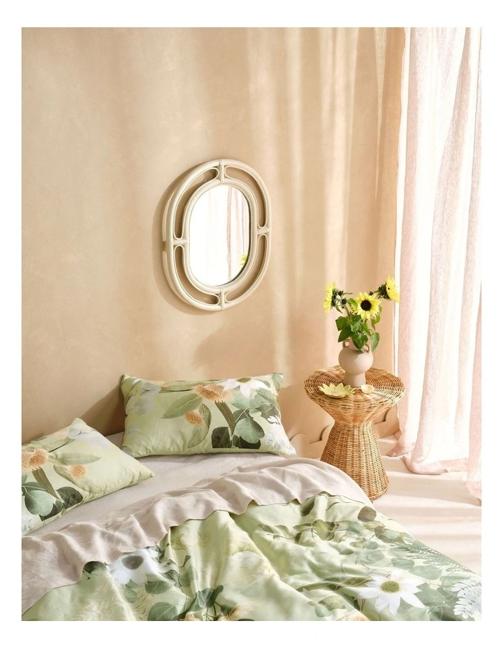 Priscilla Quilt Cover Set In Green image 2