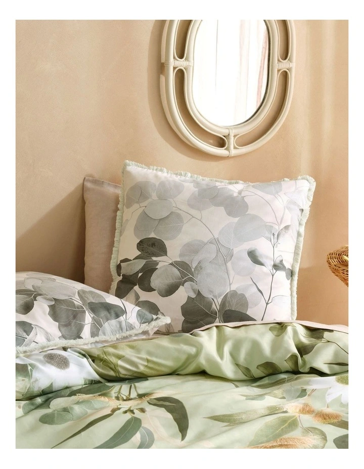 Priscilla Quilt Cover Set In Green image 6