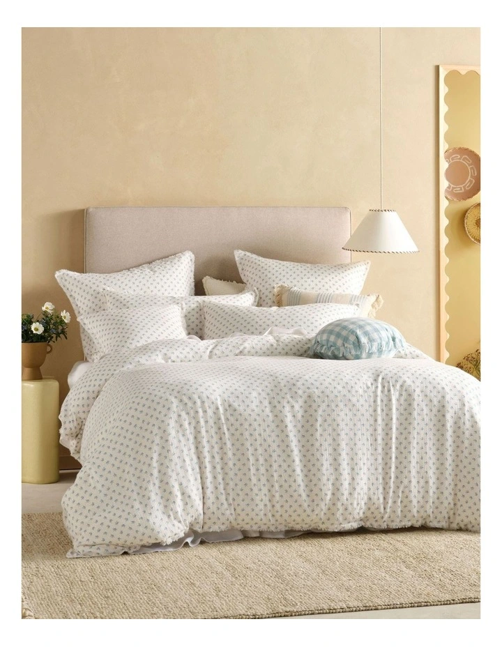 Eloise Quilt Cover Set In Vanilla image 1
