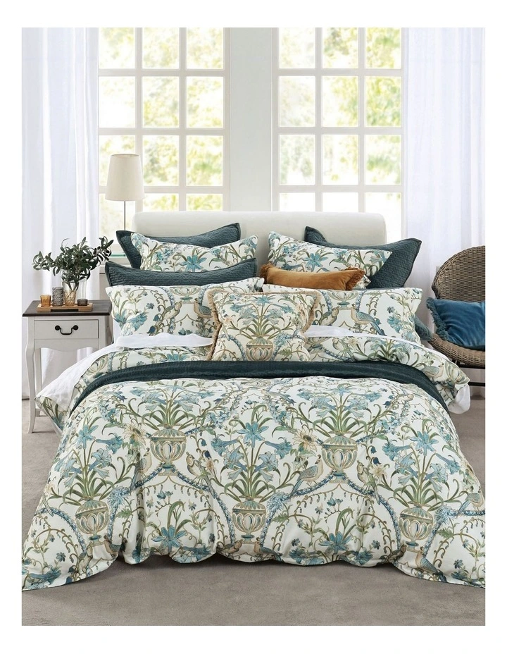 M.M Linen Augusta Quilt Cover Set In Multi MYER