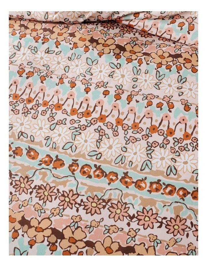 Cassis Quilt Cover Set in Coral image 2