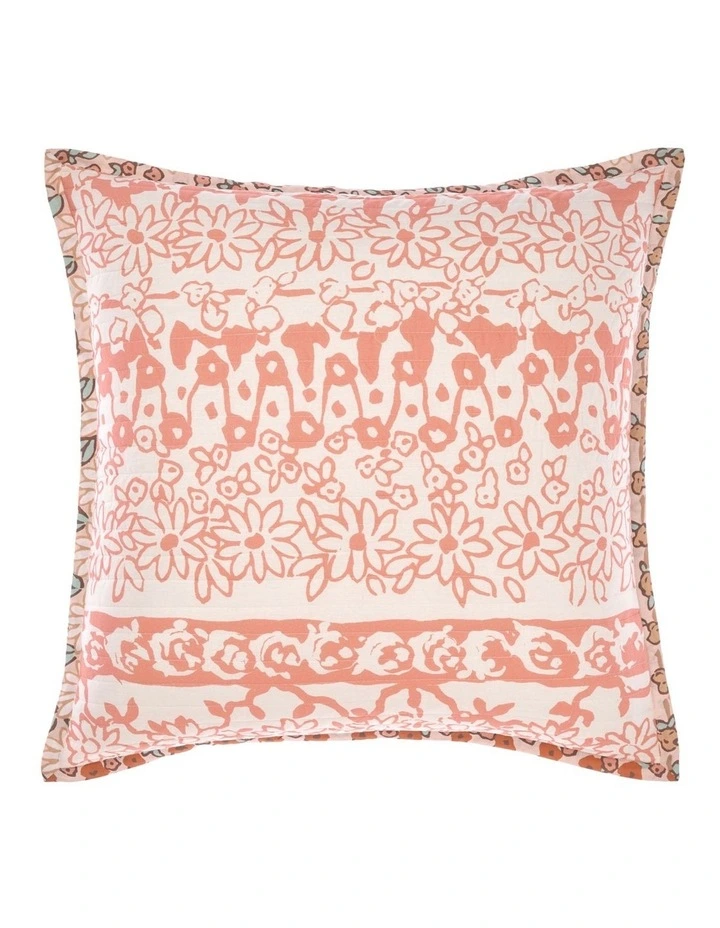 Cassis Quilt Cover Set in Coral image 4