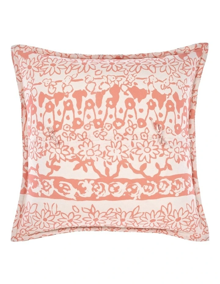 Cassis Quilt Cover Set in Coral image 5
