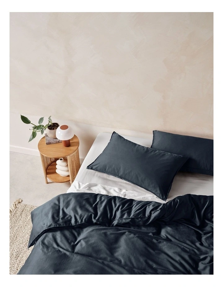 Surf Wash Quilt Cover Set In Midnight image 2