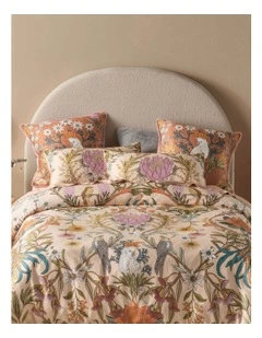 Victoria Quilt Cover Set in Orange