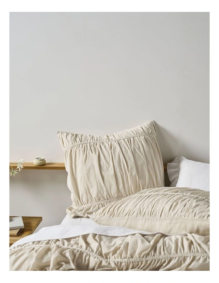 Layla Quilt Cover Set in Natural image 6