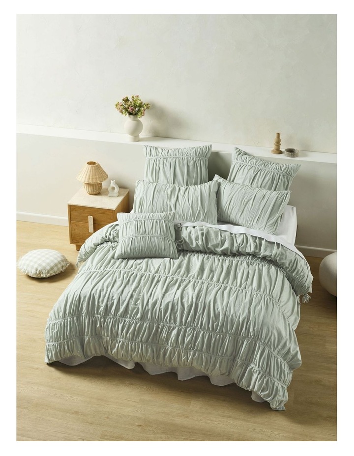 Layla Quilt Cover Set in Natural