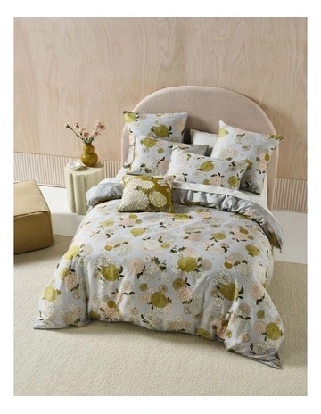 Zuri Quilt Cover Set in Seafoam