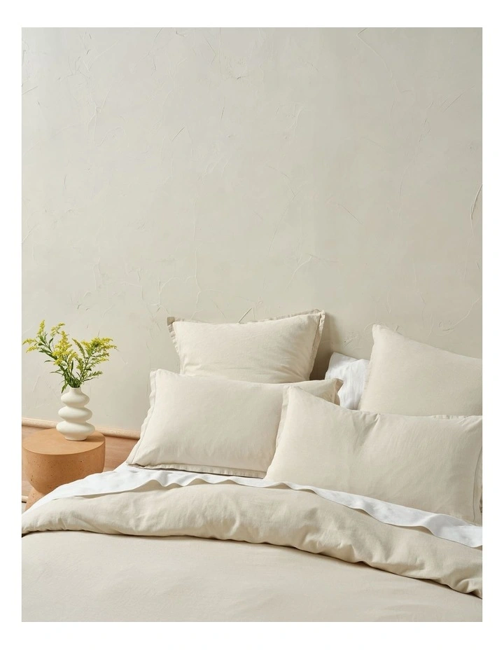 Connie Quilt Cover Set in Natural image 3
