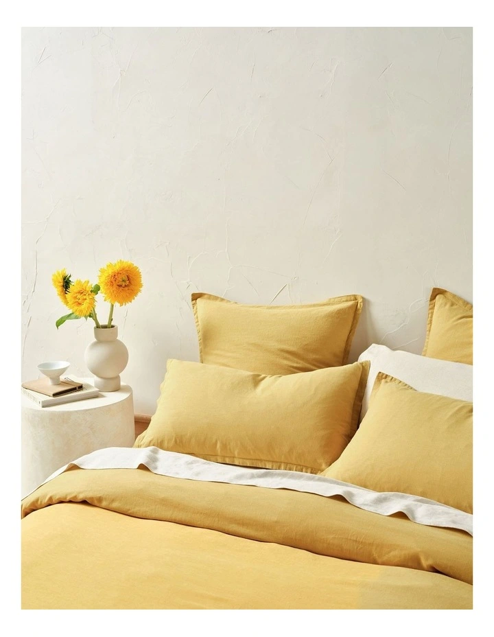 Connie Quilt Cover Set in Saffron image 3