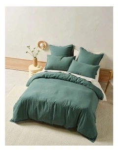 Connie Quilt Cover Set in Pine