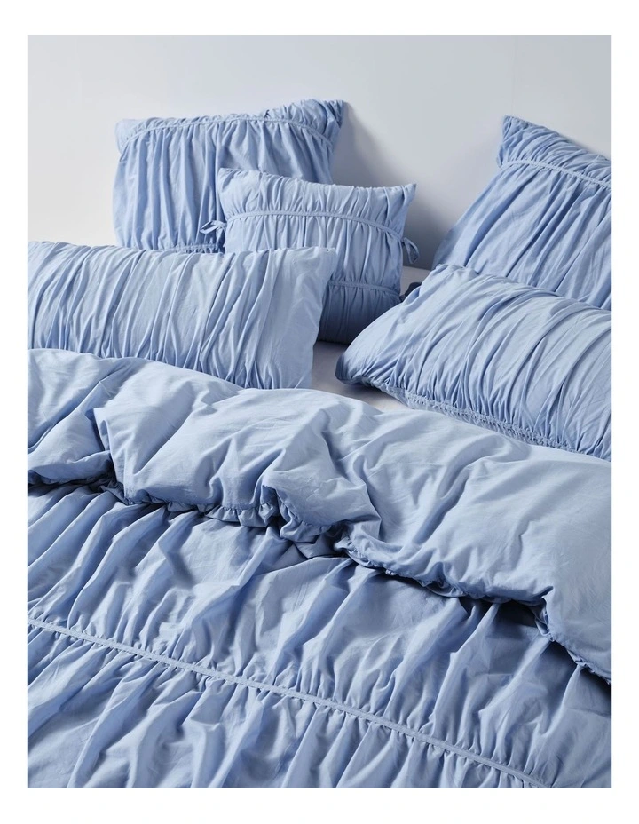 Layla Quilt Cover Set in Bluebell image 3