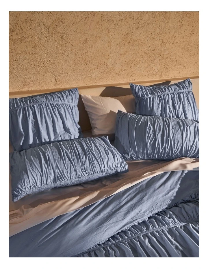 Layla Quilt Cover Set in Bluebell image 7
