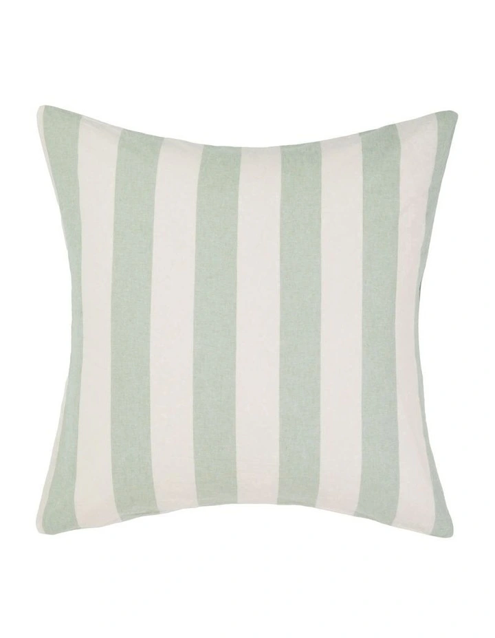 Vintage Stripe Quilt Cover Set in Jade image 4