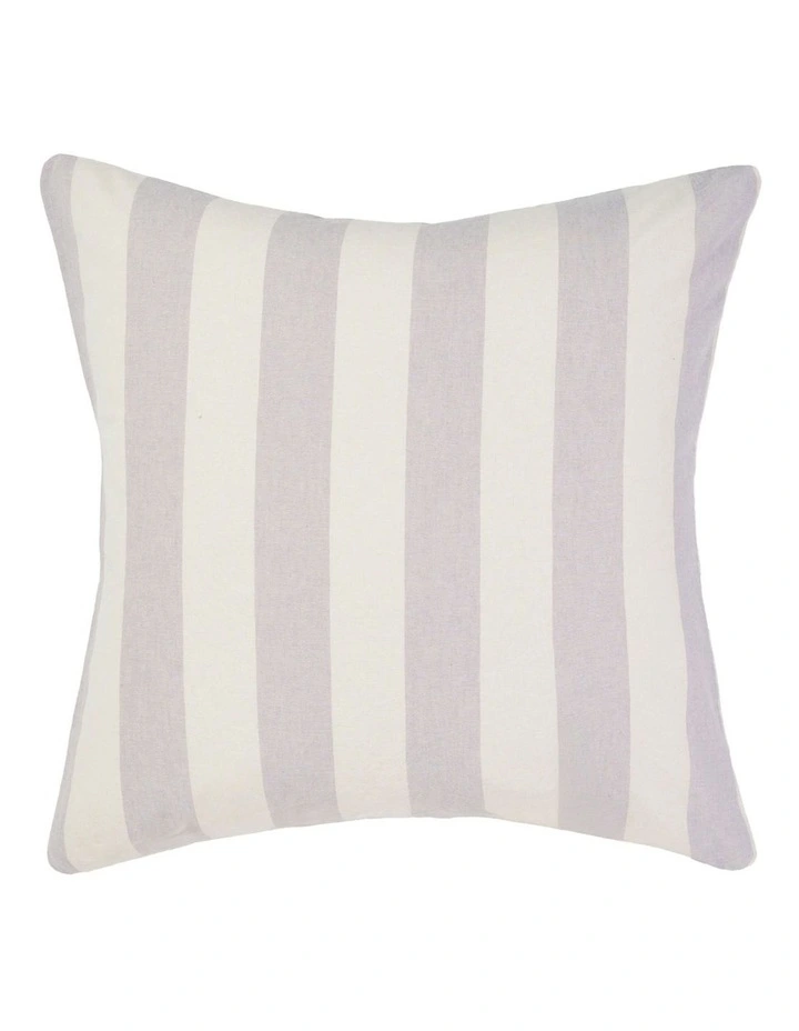 Vintage Stripe Washed Cotton Linen Quilt Cover Set in Lavender image 5