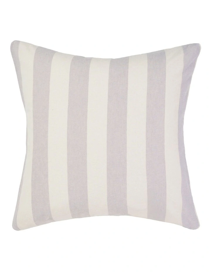 Vintage Stripe Washed Cotton Linen Quilt Cover Set in Lavender image 5