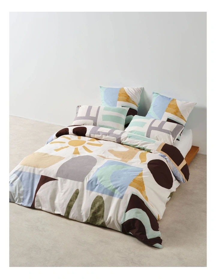 Kiama Quilt Cover Set in Sky image 1