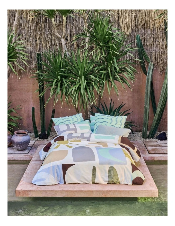 Kiama Quilt Cover Set in Sky image 2