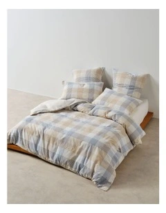 Bloomfield Quilt Cover Set in Blue