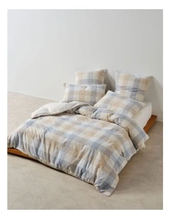 Bloomfield Quilt Cover Set in Blue