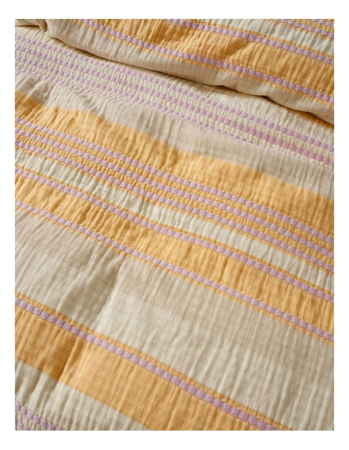 Campbell Quilt Cover Set in Mango image 2