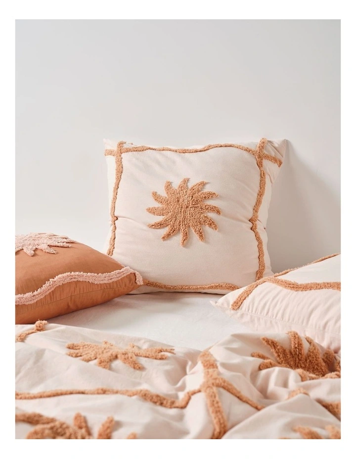 Tangier Quilt Cover Set in Clay image 5