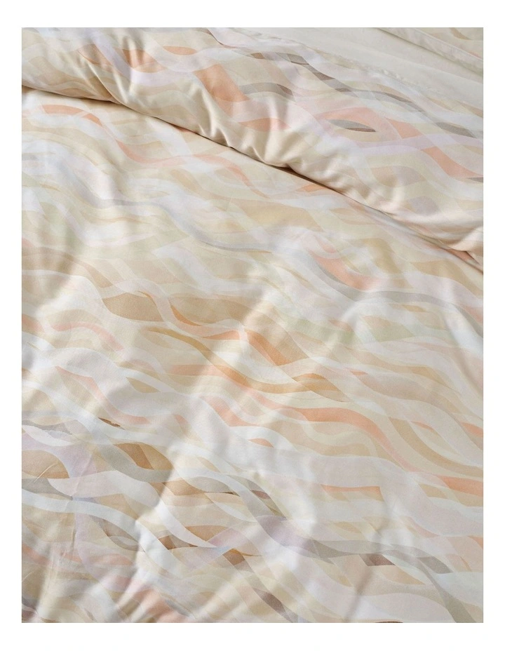 Linen House Currumbin Quilt Cover Set in Peach image 2